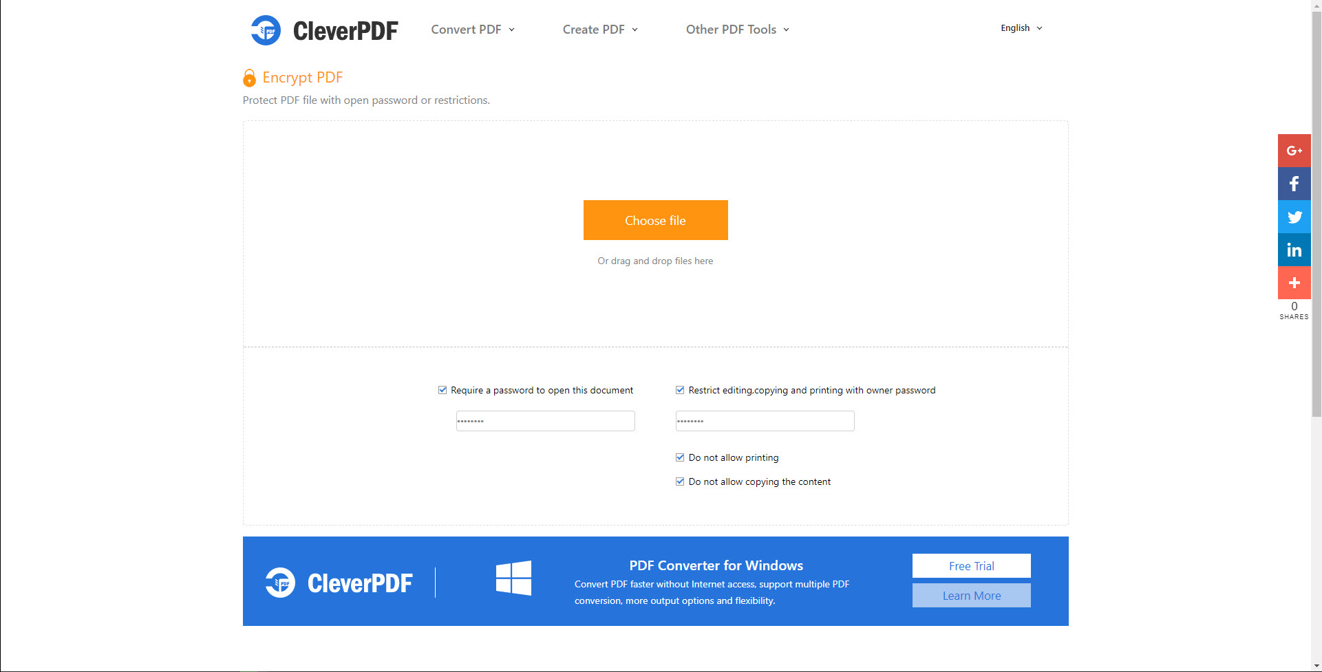 make a pdf password protected for mac